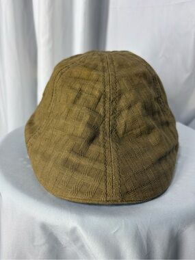Lids Lids Men's Solid Brown Flat Cap Hat Size L/XL Casual Everyday Style